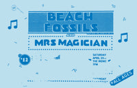 Poster - Beach Fossils @ The Irenic - 04.20.2013