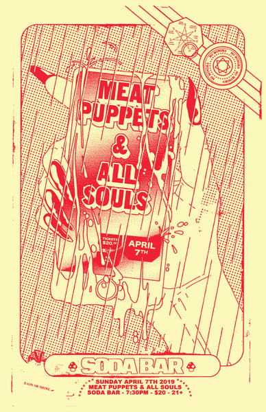 Poster - Meat Puppets @ Soda Bar - 04.07.2019