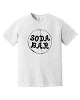 Soda Circle Logo - White