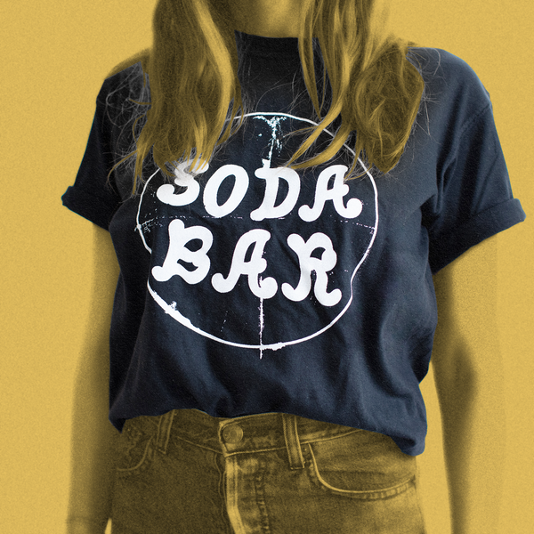 Soda Circle Logo - Vintage Black